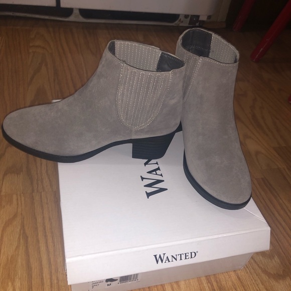 ((Brand New)) Wanted - Grey Booties - Picture 3 of 3
